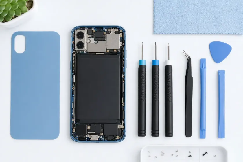 iPhoneのバッテリー交換